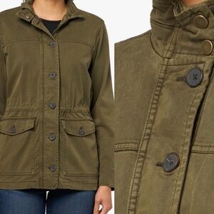 Lucky Brand NEW Utility Cargo Jacket Drawstring Waist Olive Night Size XXL